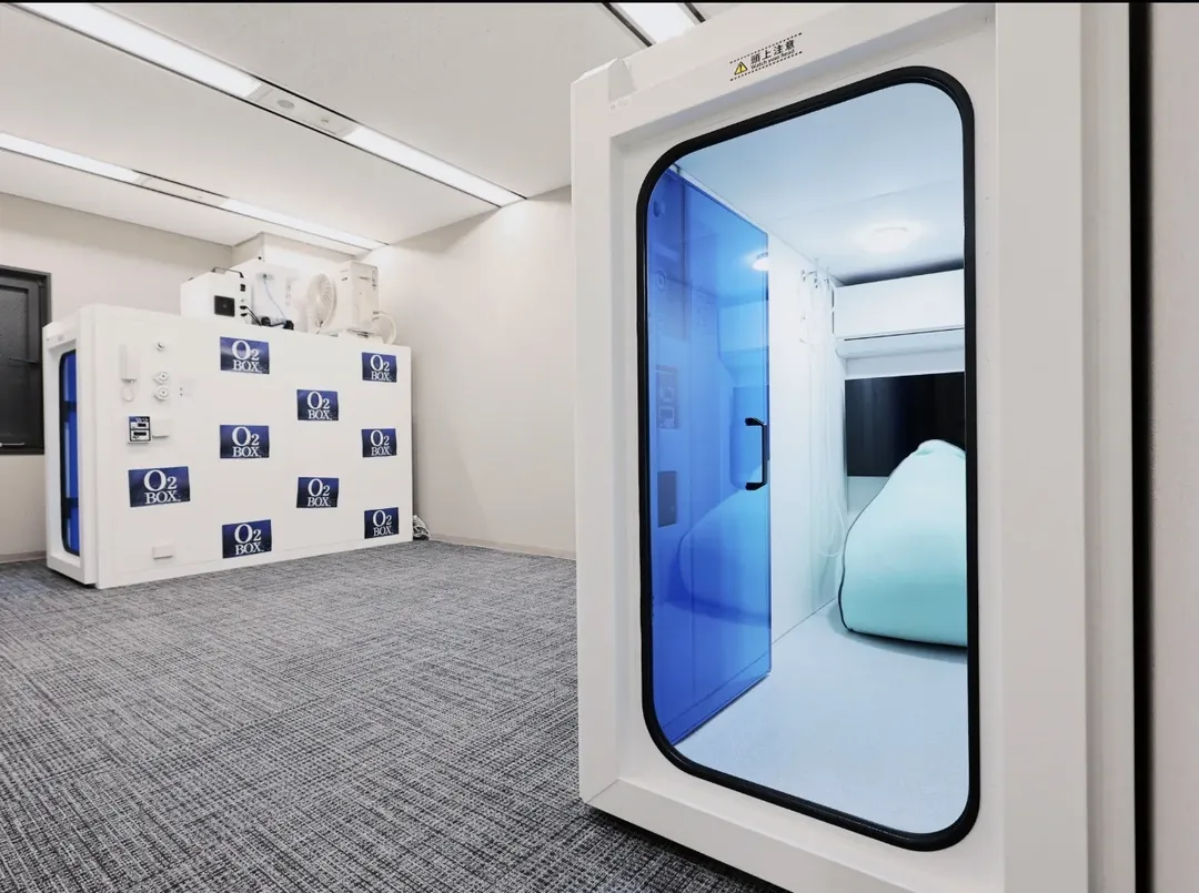 O2GYMの高気圧酸素BOX